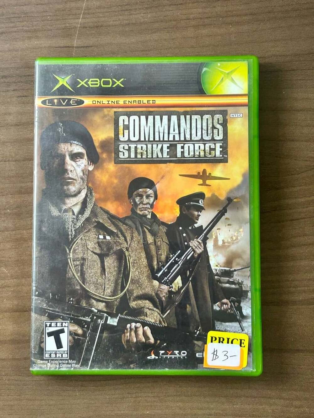 Commandos Strike Force Original Xbox 2006 CIB w/ Manual Eidos NTSC